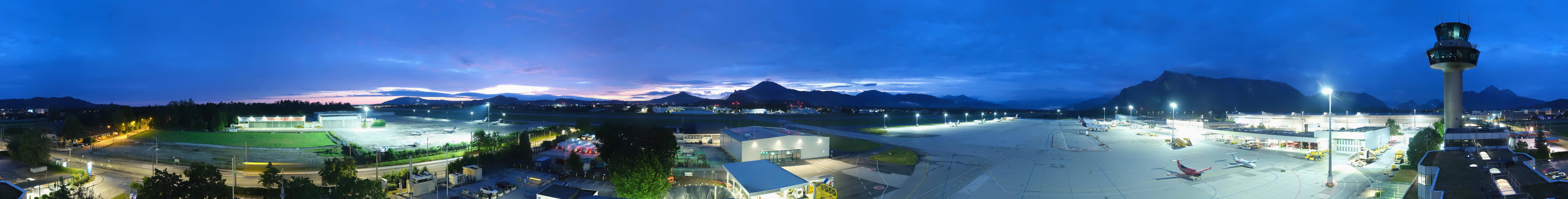 Archiv Foto Webcam Flughafen Salzburg