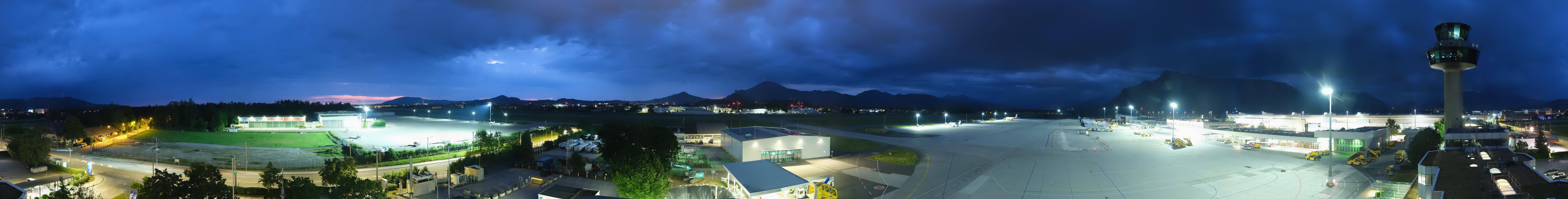 Archiv Foto Webcam Flughafen Salzburg