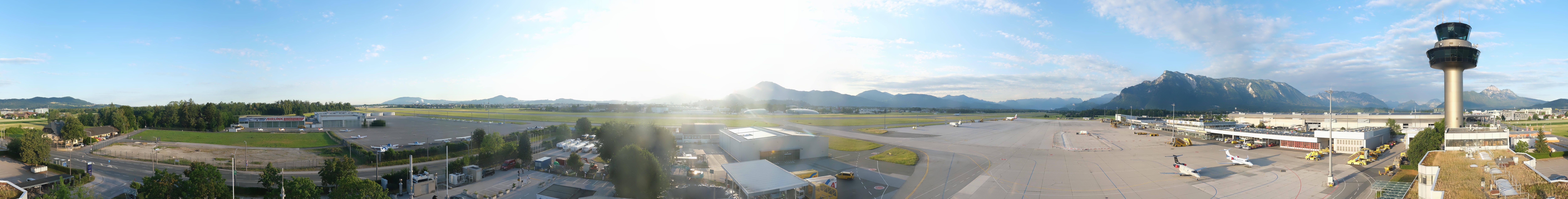 Archived image Webcam Salzburg Airport Panorama