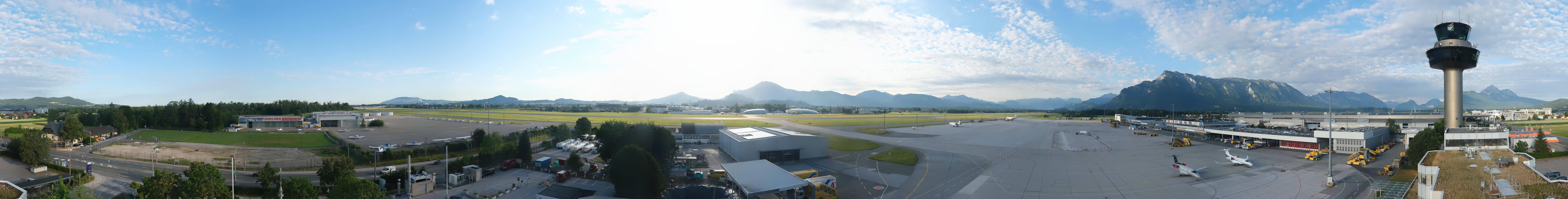 Archived image Webcam Salzburg Airport Panorama