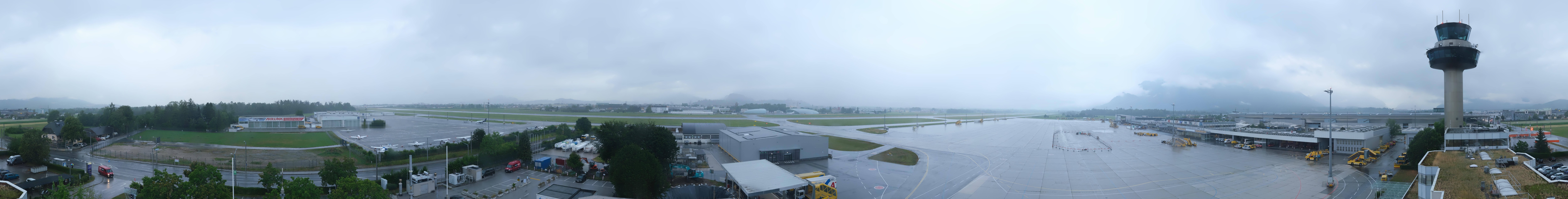 Archiv Foto Webcam Flughafen Salzburg