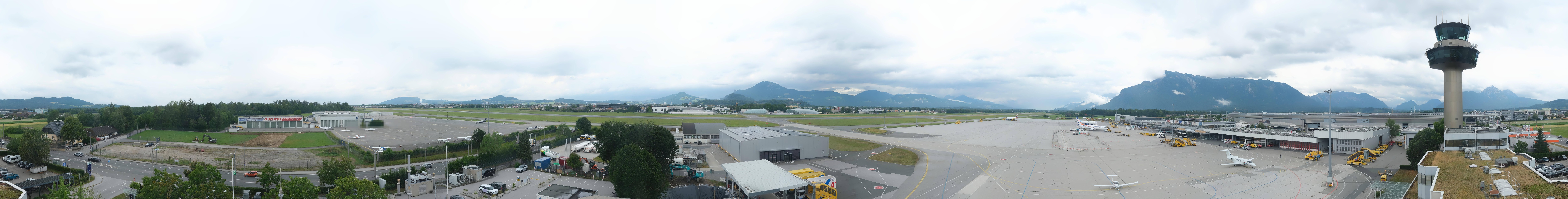 Archiv Foto Webcam Flughafen Salzburg