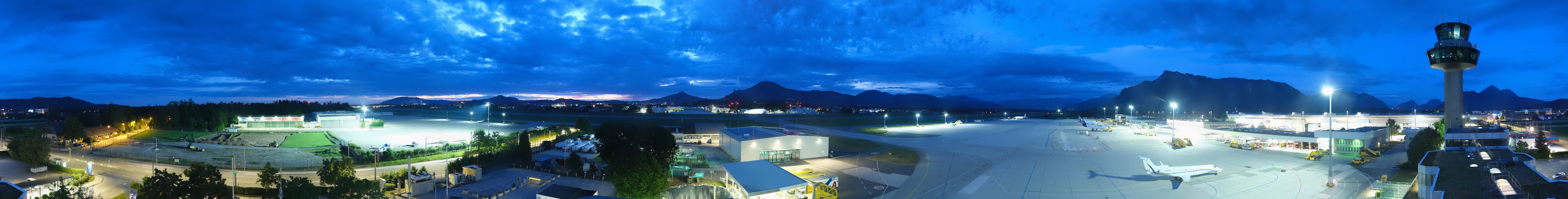 Archiv Foto Webcam Flughafen Salzburg