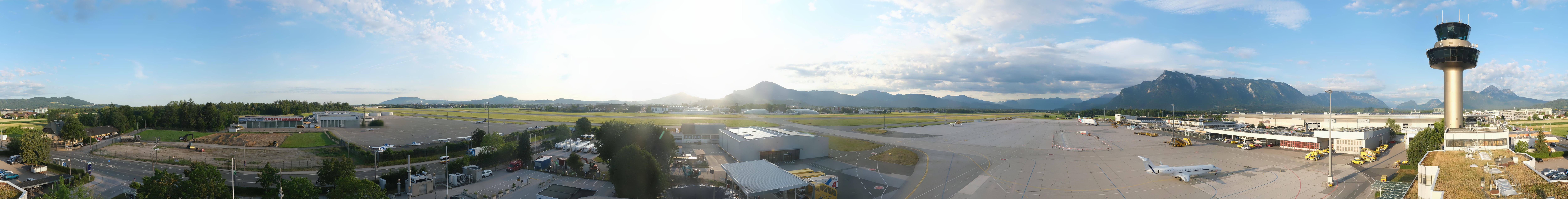 Archiv Foto Webcam Flughafen Salzburg