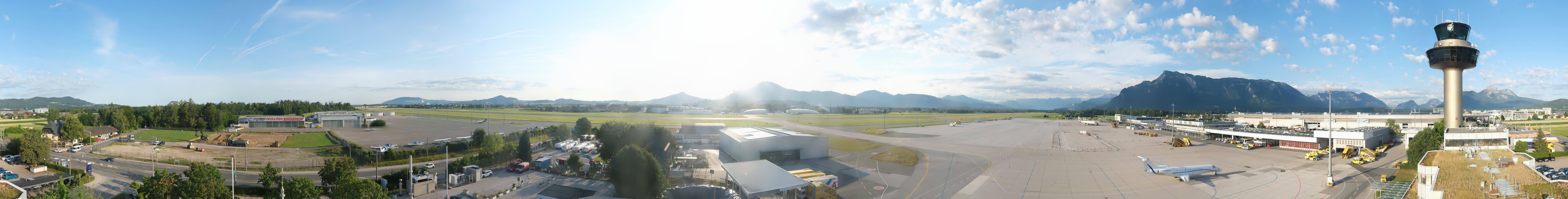 Archiv Foto Webcam Flughafen Salzburg
