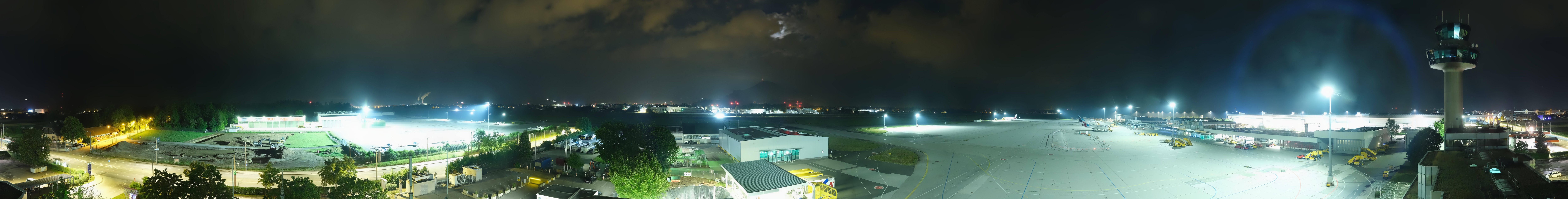 Archiv Foto Webcam Flughafen Salzburg