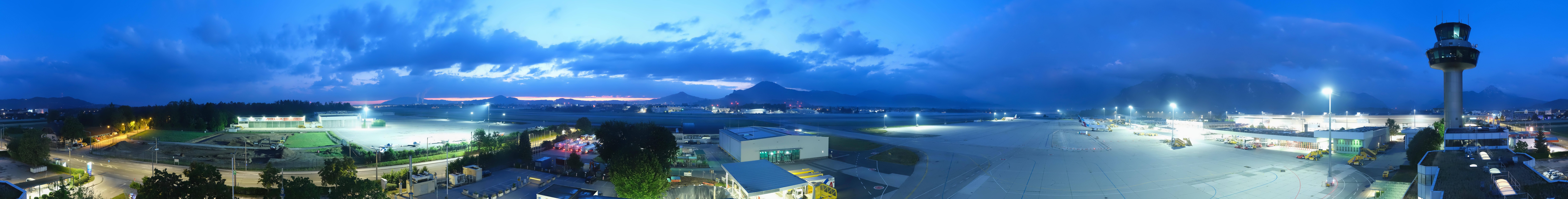Archiv Foto Webcam Flughafen Salzburg