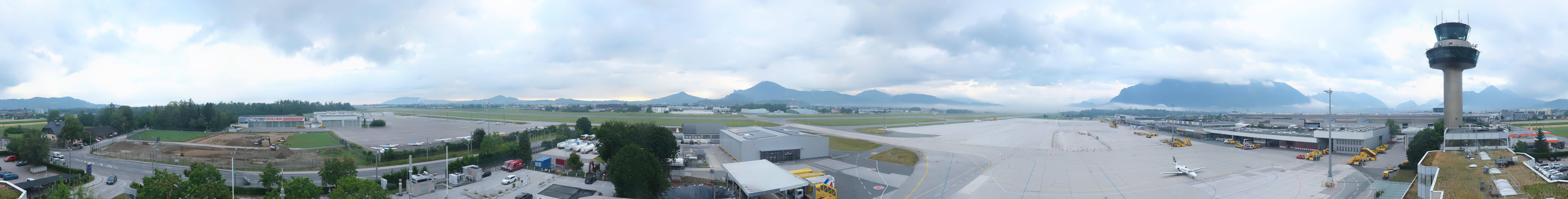 Archiv Foto Webcam Flughafen Salzburg