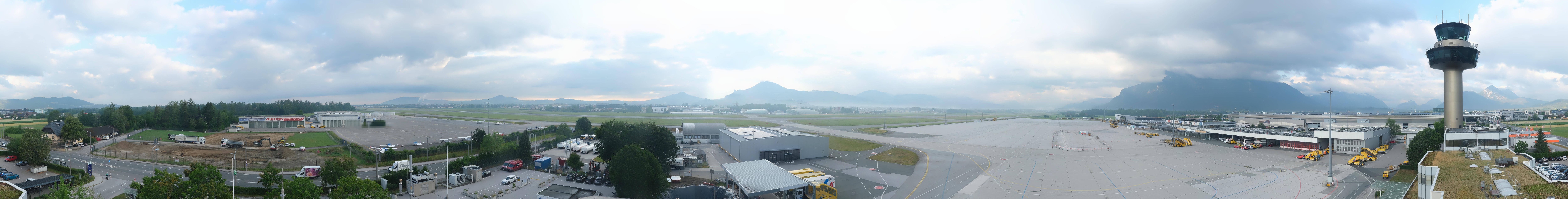 Archiv Foto Webcam Flughafen Salzburg
