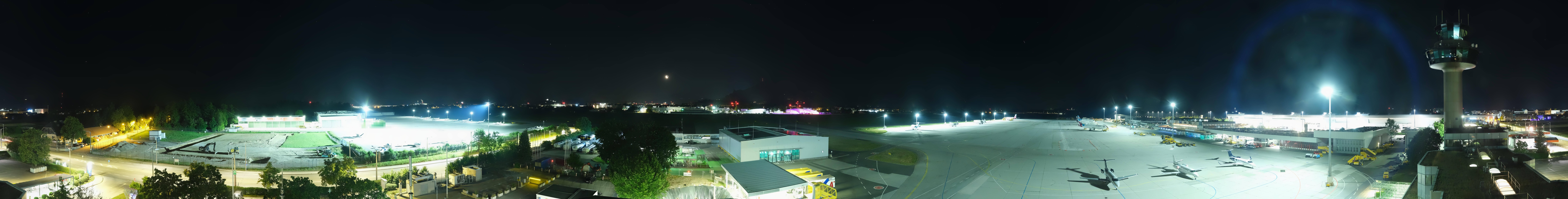 Archiv Foto Webcam Flughafen Salzburg
