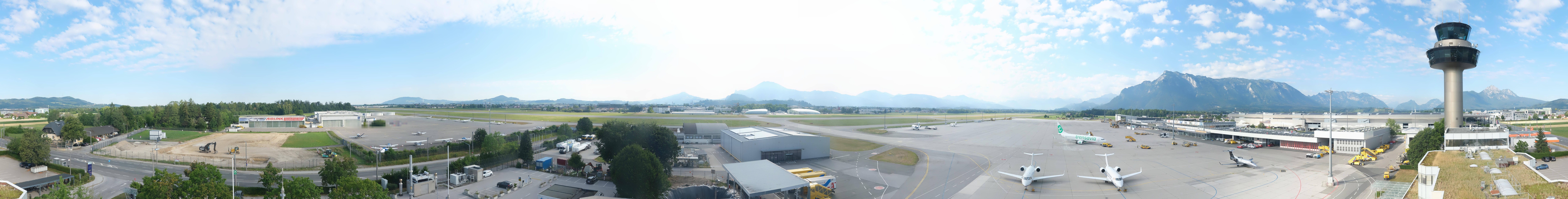 Archived image Webcam Salzburg Airport Panorama
