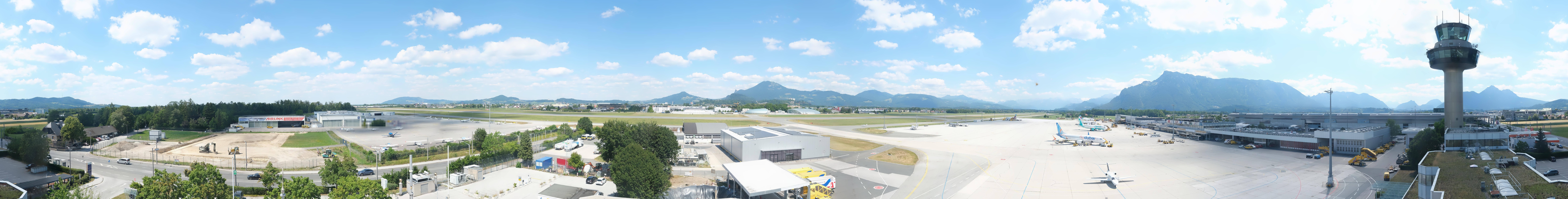Archived image Webcam Salzburg Airport Panorama