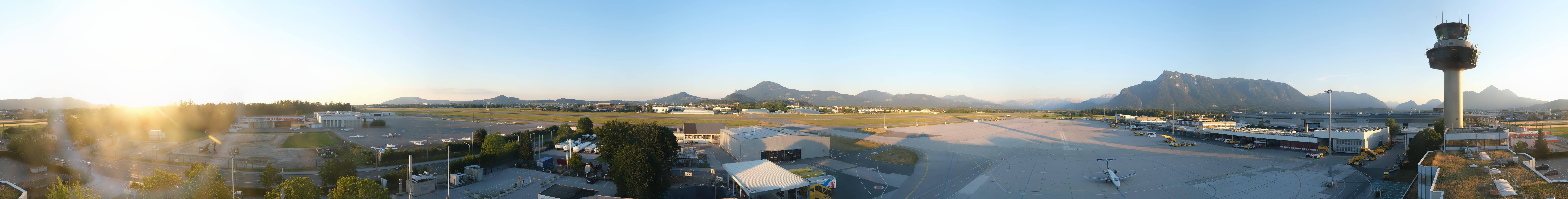 Archiv Foto Webcam Flughafen Salzburg