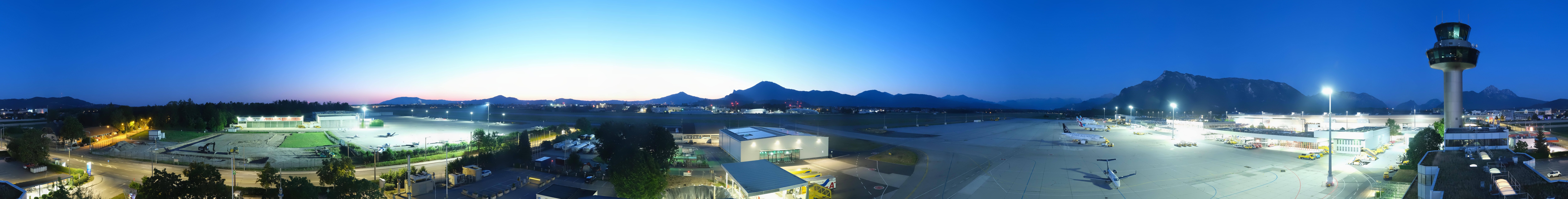 Archived image Webcam Salzburg Airport Panorama