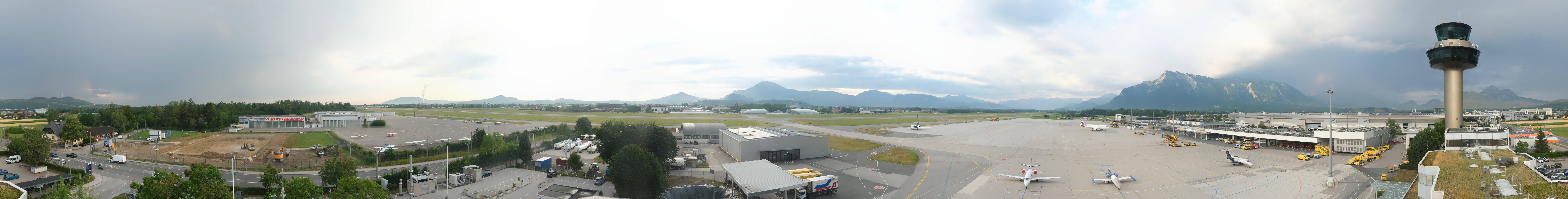 Archiv Foto Webcam Flughafen Salzburg