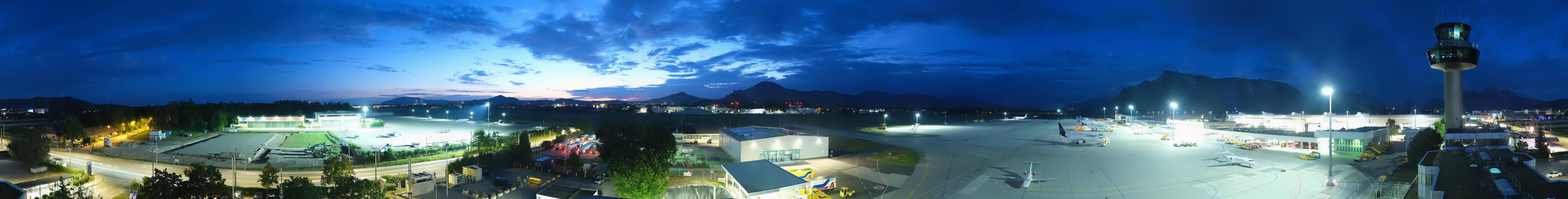Archiv Foto Webcam Flughafen Salzburg