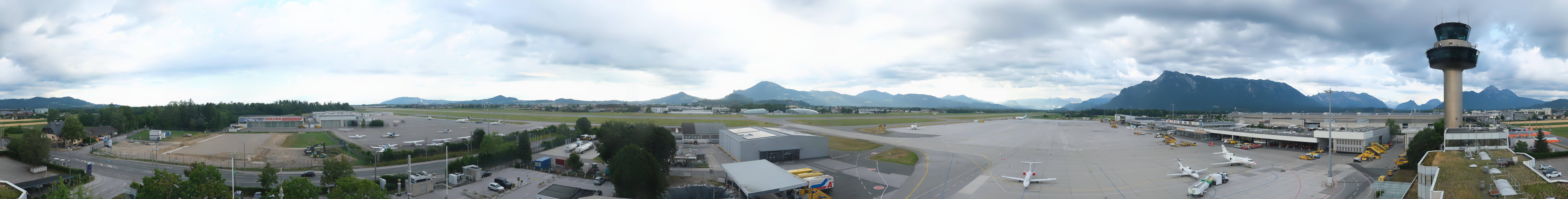 Archiv Foto Webcam Flughafen Salzburg