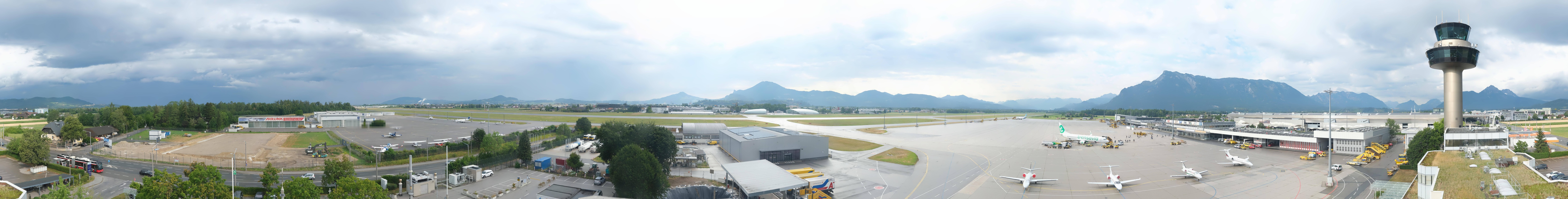 Archived image Webcam Salzburg Airport Panorama