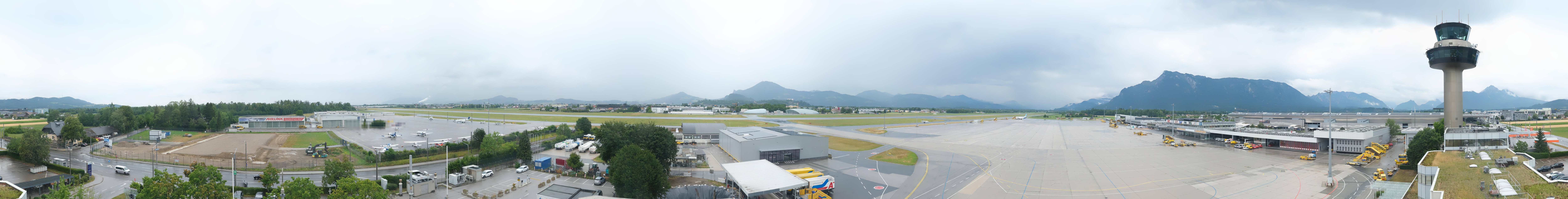 Archived image Webcam Salzburg Airport Panorama
