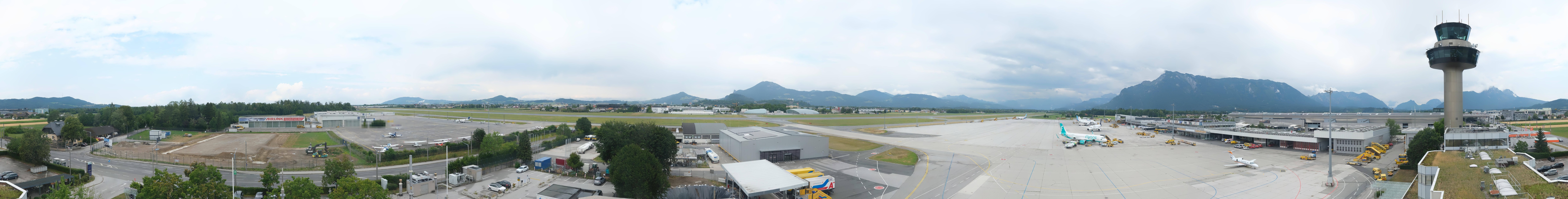 Archived image Webcam Salzburg Airport Panorama