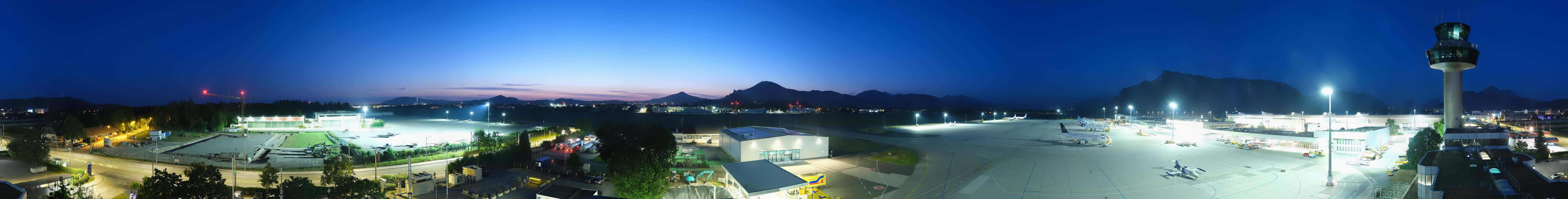 Archiv Foto Webcam Flughafen Salzburg