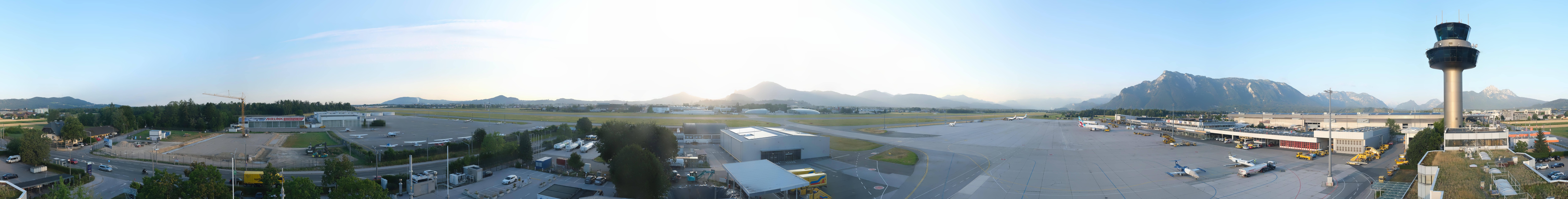 Archiv Foto Webcam Flughafen Salzburg