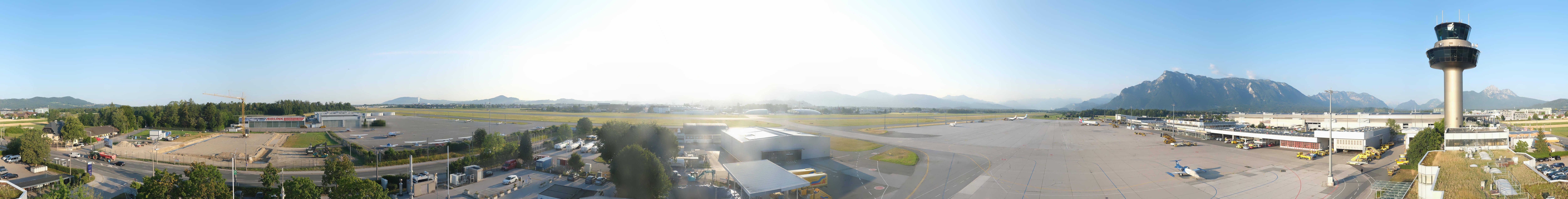 Archiv Foto Webcam Flughafen Salzburg
