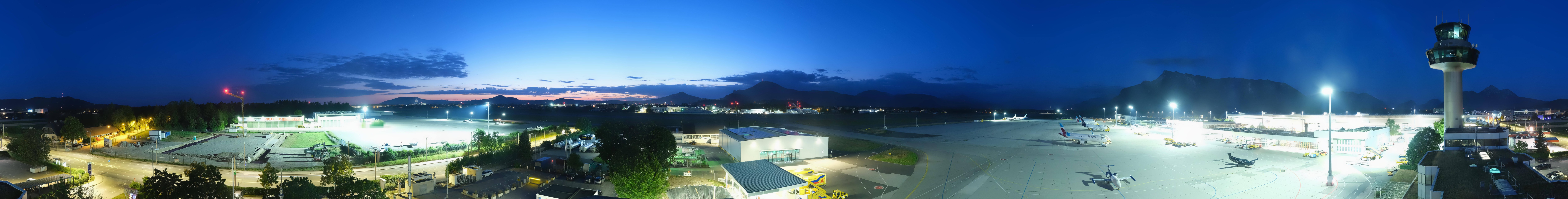Archiv Foto Webcam Flughafen Salzburg