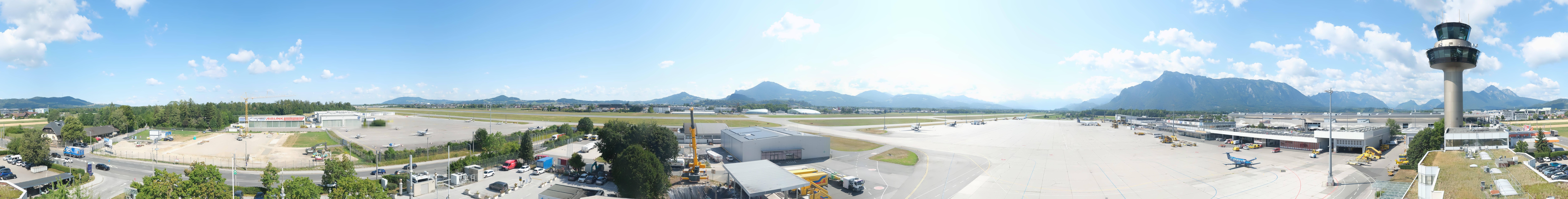 Archiv Foto Webcam Flughafen Salzburg