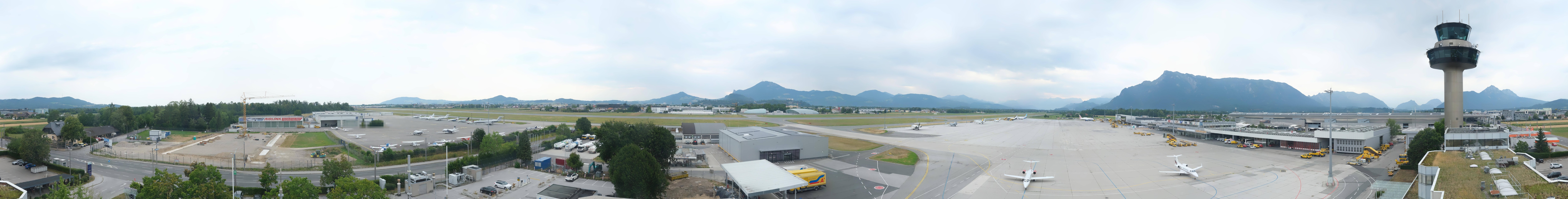 Archiv Foto Webcam Flughafen Salzburg