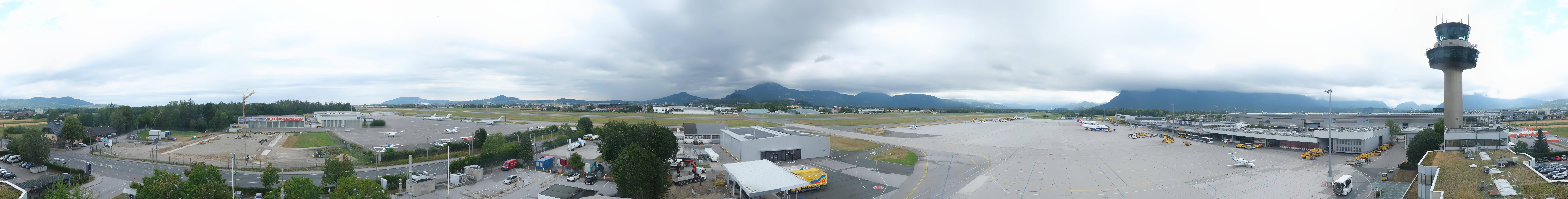 Archived image Webcam Salzburg Airport Panorama