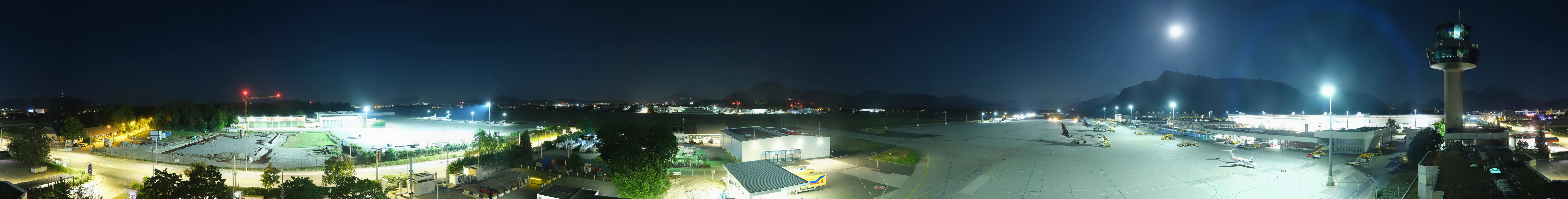 Archiv Foto Webcam Flughafen Salzburg