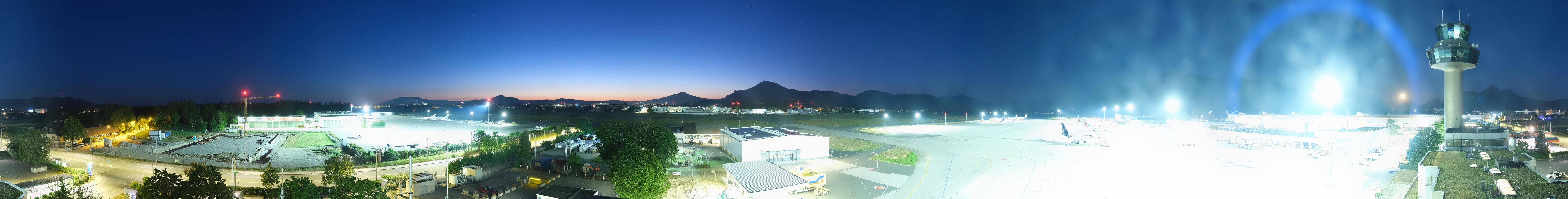 Archiv Foto Webcam Flughafen Salzburg