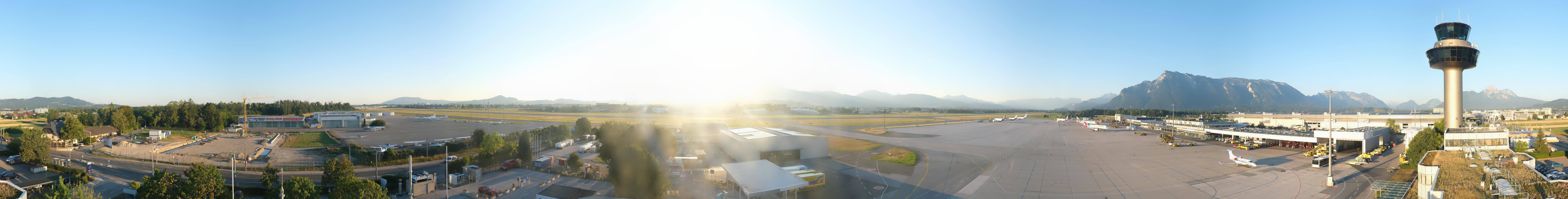 Archiv Foto Webcam Flughafen Salzburg