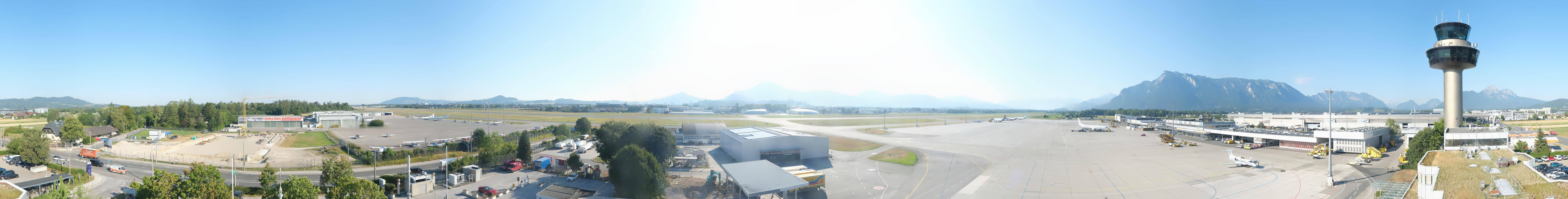 Archiv Foto Webcam Flughafen Salzburg