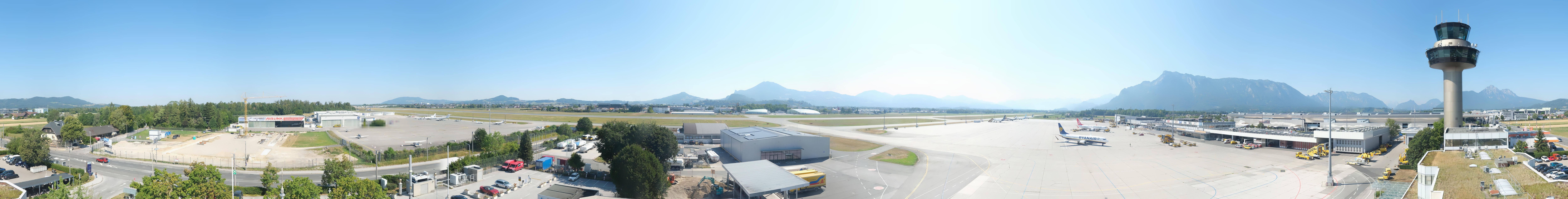 Archiv Foto Webcam Flughafen Salzburg
