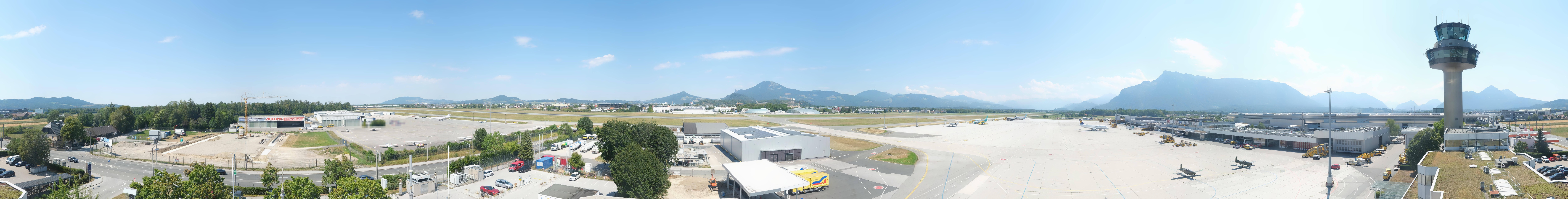 Archiv Foto Webcam Flughafen Salzburg