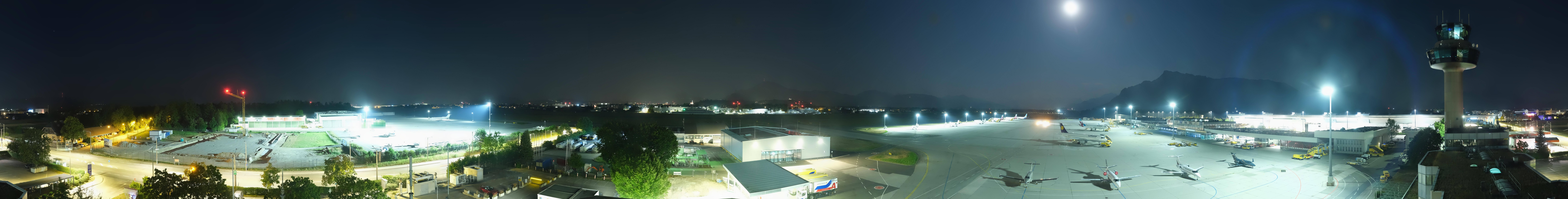 Archiv Foto Webcam Flughafen Salzburg