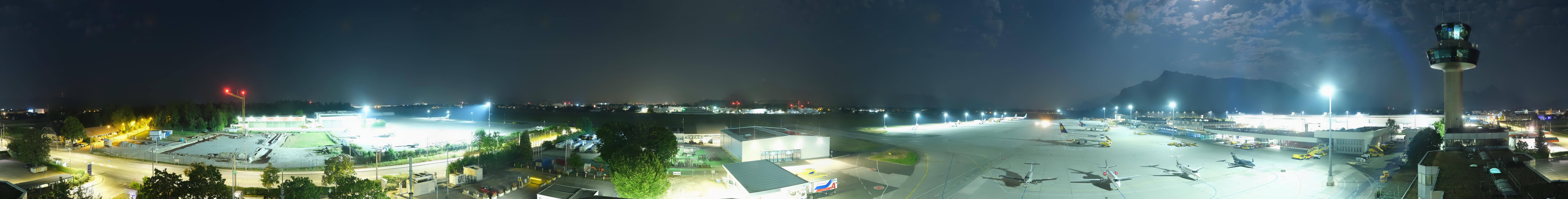 Archiv Foto Webcam Flughafen Salzburg
