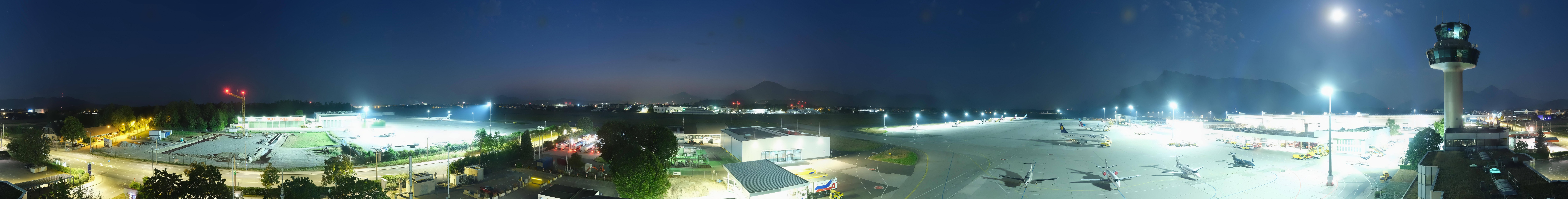 Archiv Foto Webcam Flughafen Salzburg