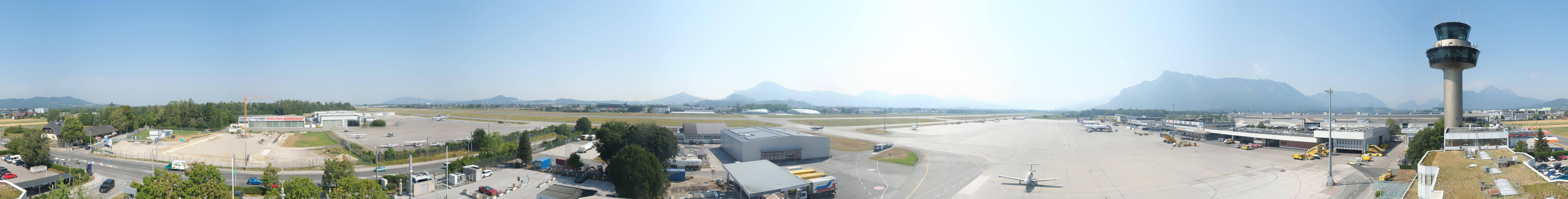 Archiv Foto Webcam Flughafen Salzburg