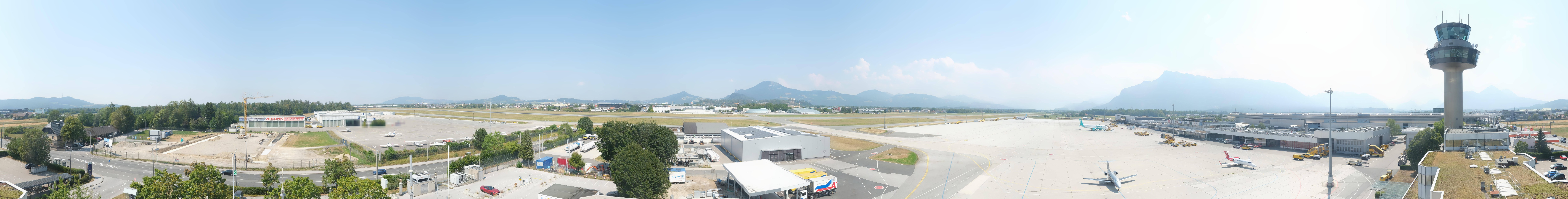 Archiv Foto Webcam Flughafen Salzburg