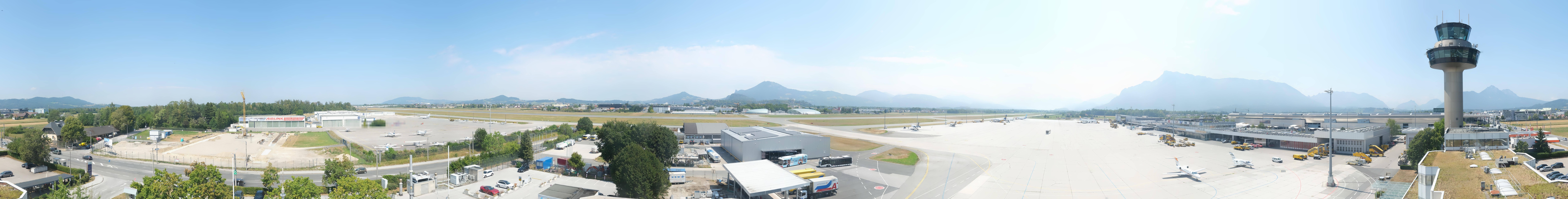 Archived image Webcam Salzburg Airport Panorama