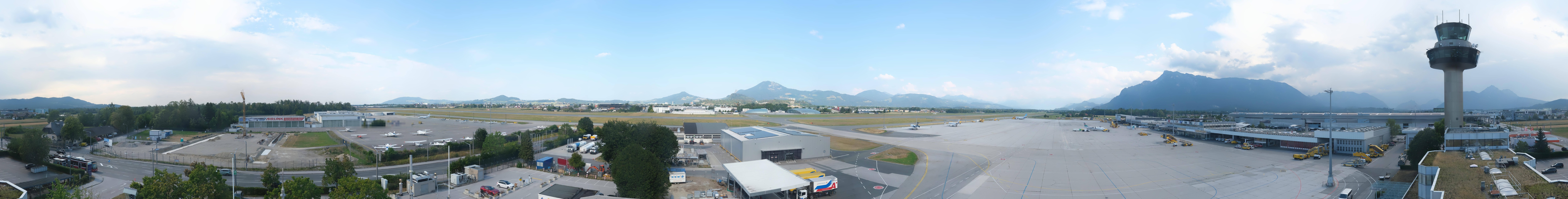 Archived image Webcam Salzburg Airport Panorama