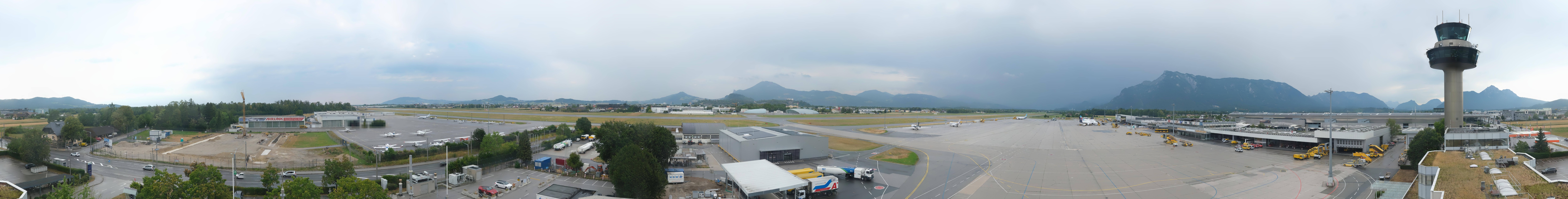 Archived image Webcam Salzburg Airport Panorama