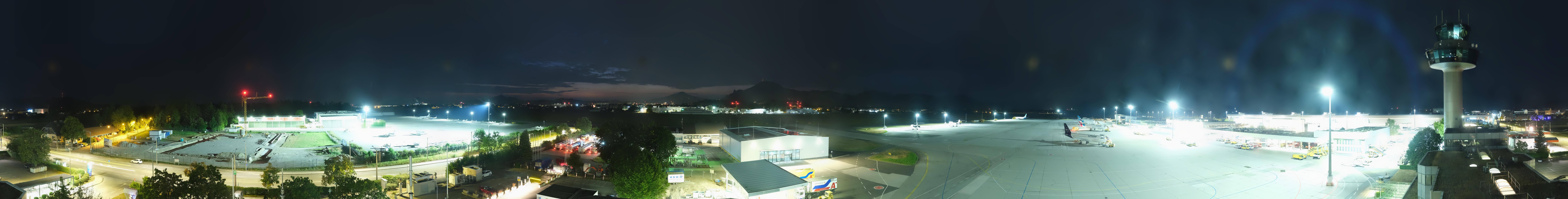 Archiv Foto Webcam Flughafen Salzburg