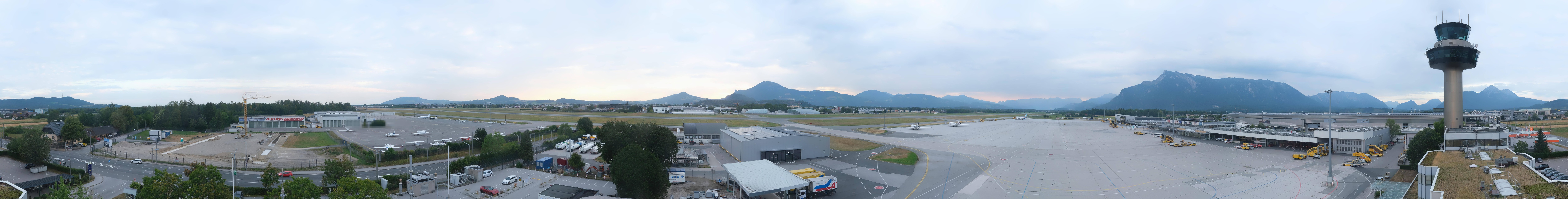 Archiv Foto Webcam Flughafen Salzburg