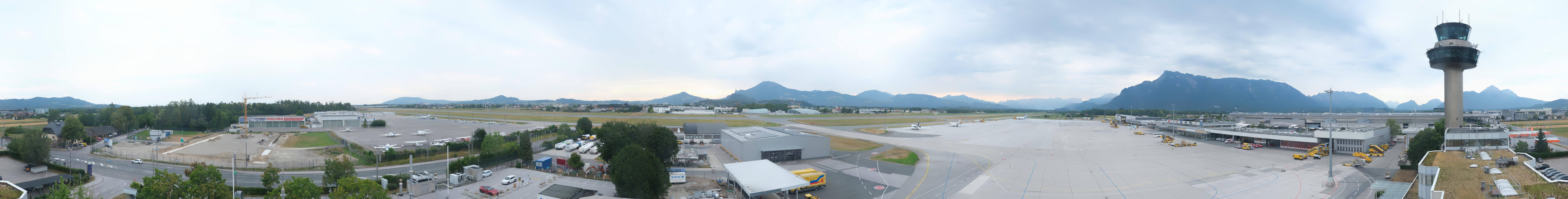 Archiv Foto Webcam Flughafen Salzburg