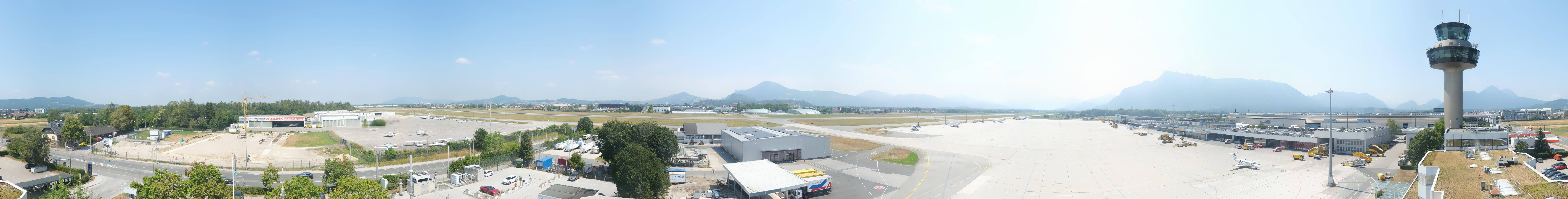 Archiv Foto Webcam Flughafen Salzburg