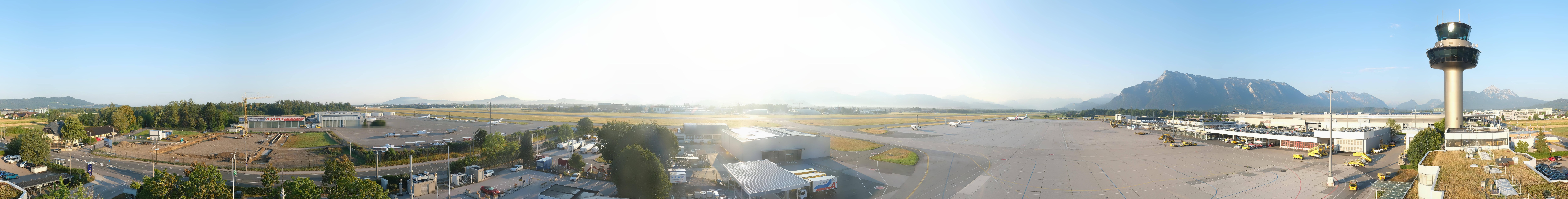 Archiv Foto Webcam Flughafen Salzburg